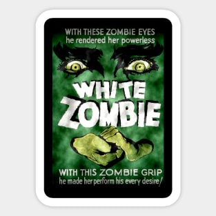 White Zombie - Bela Lugosi - 1932 - Dark Version. Sticker